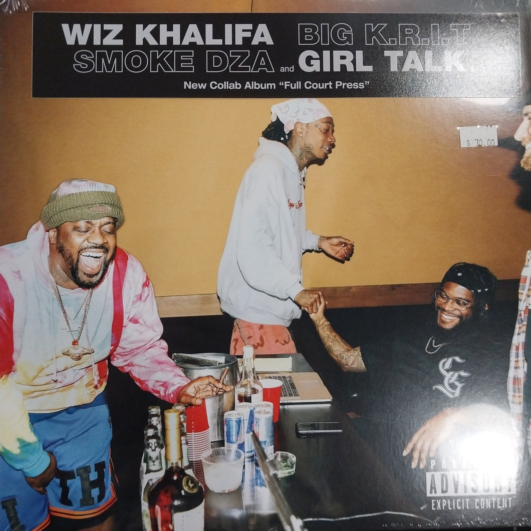 WIZ KHALIFA, BIG K.R.I.T., SMOKE DZA AND GIRL TALK - FULL COURT PRESS VINYL