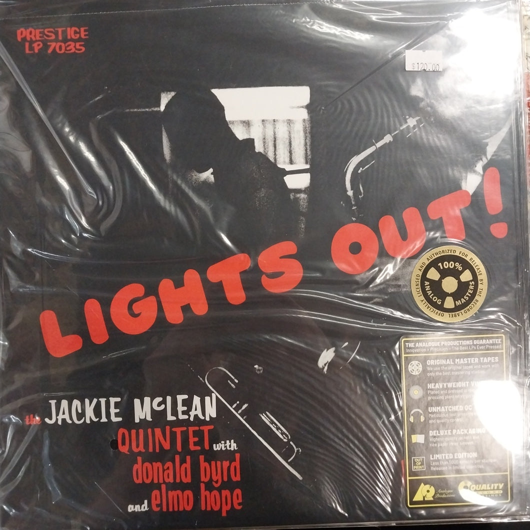 JACKIE MCLEAN - LIGHTS OUT (ANALOGUE PRODUCTIONS VINYL)