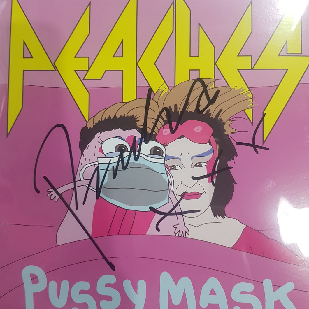 PEACHES - PUSSY MASK (SIGNED) (7
