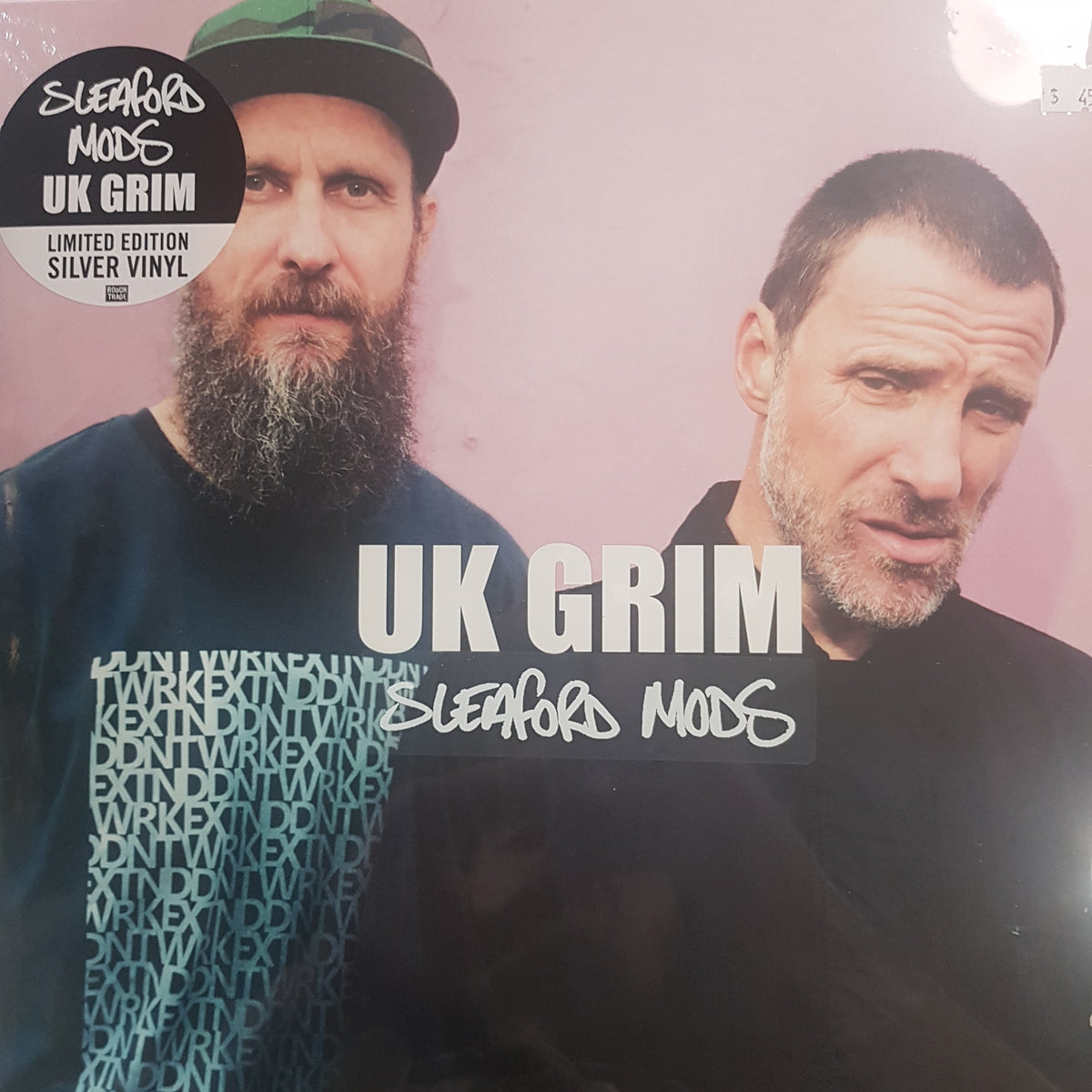 SLEAFORD MODS - UK GRIM (SILVER COLOURED) VINYL