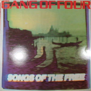 GANG OF FOUR - SONGS OF THE FREE (USED VINYL 1982 U.K. FIRST PRESSING EX+ EX+)
