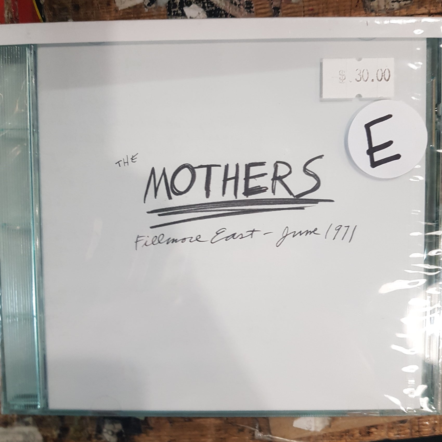 FRANK ZAPPA - MOTHERS: LIVE AT FILMORE EAST 1971 CD