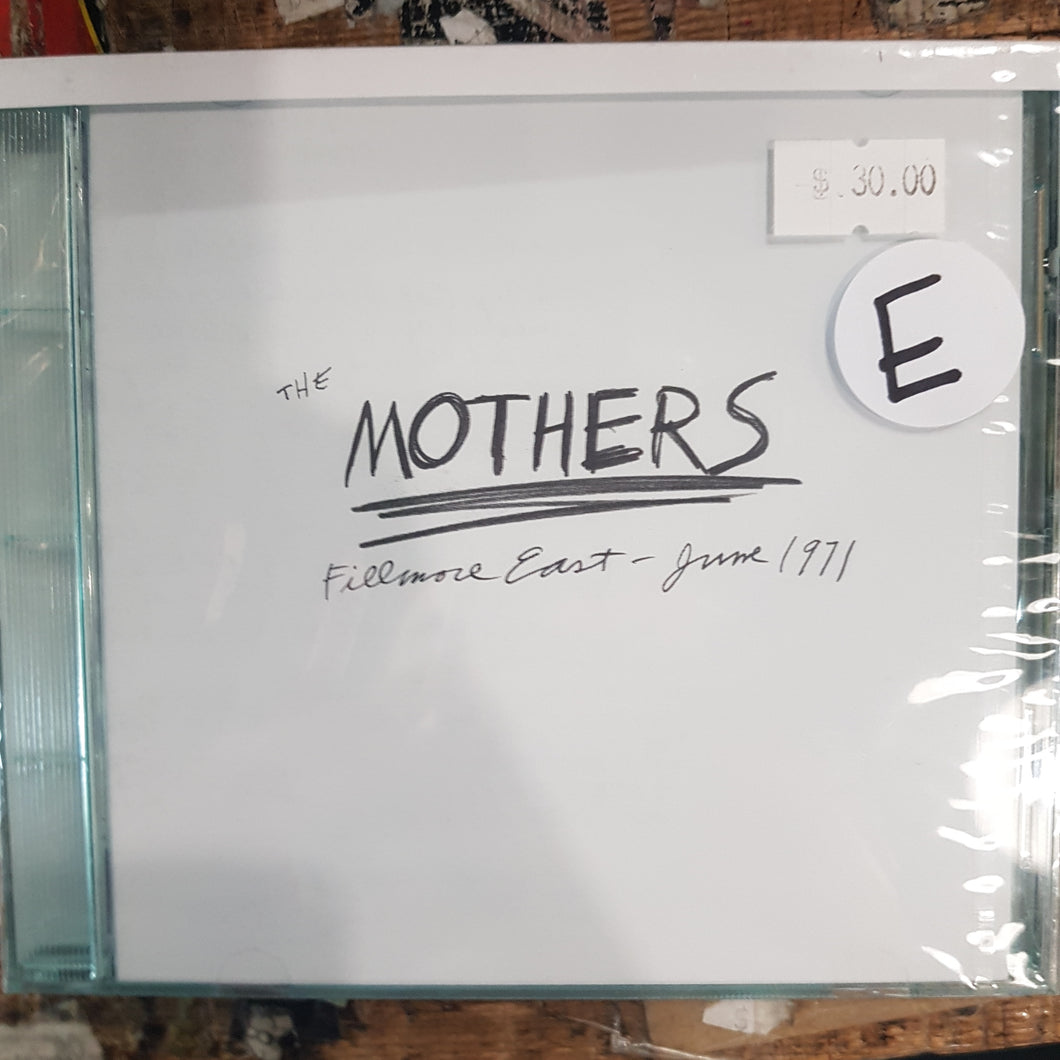 FRANK ZAPPA - MOTHERS: LIVE AT FILMORE EAST 1971 CD