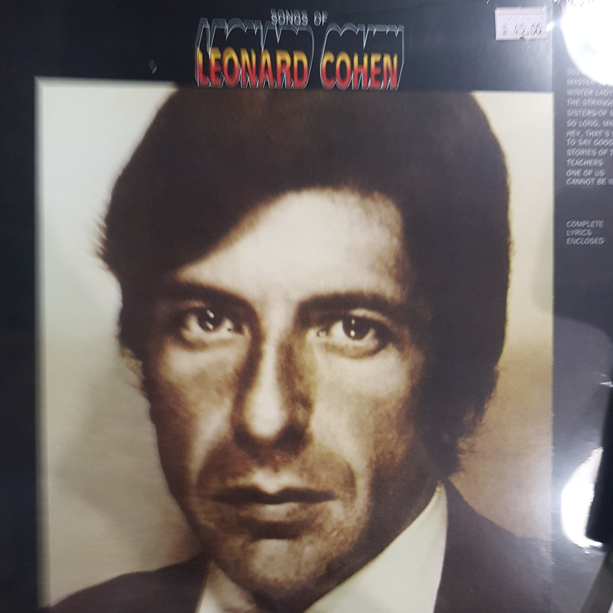 LEONARD COHEN - SONGS OF LEONARD COHEN VINYL – GrevilleRecords