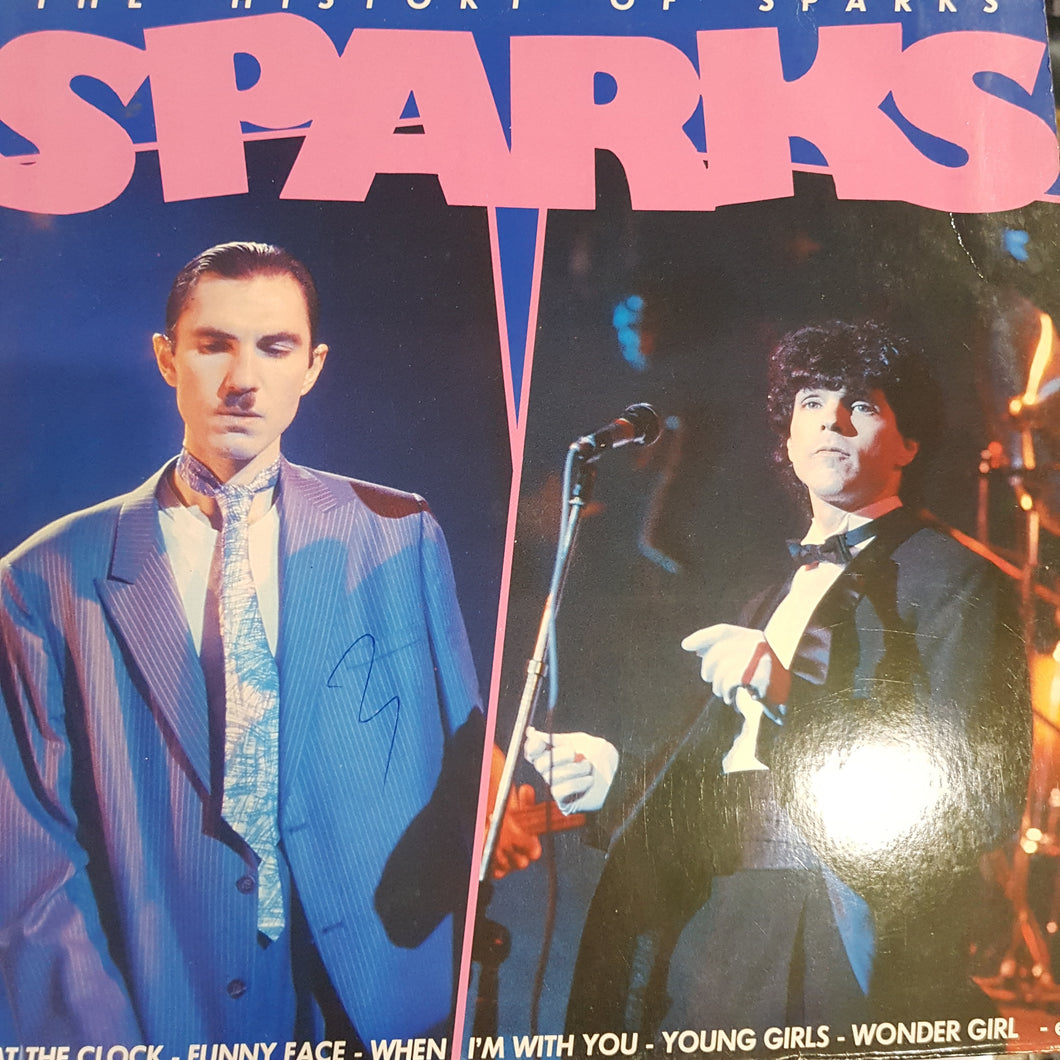 SPARKS - THE HISTORY OF SPARKS (USED VINYL 1981 FRENCH M-/EX-)