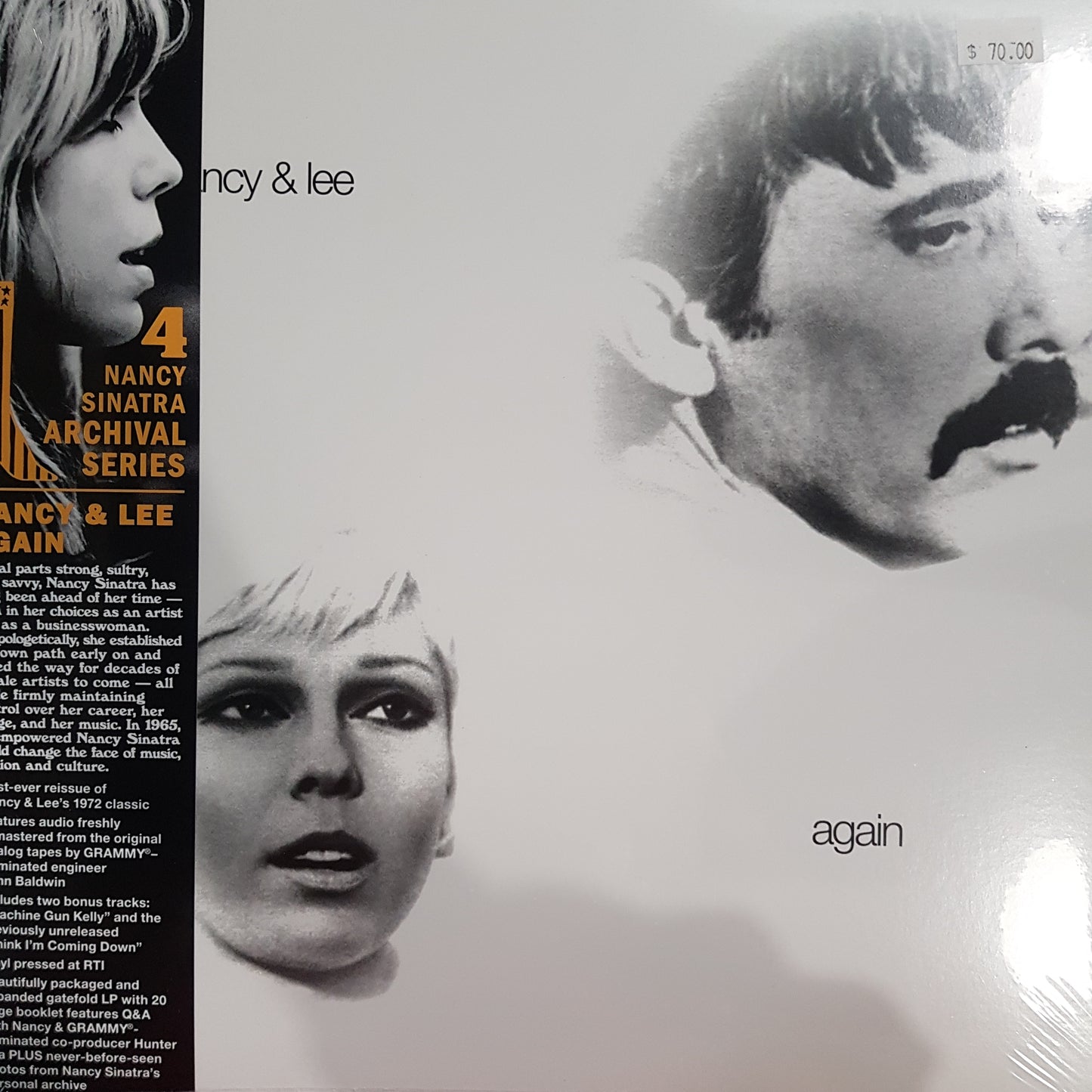 NANCY SINATRA AND LEE HAZELWOOD - AGAIN VINYL