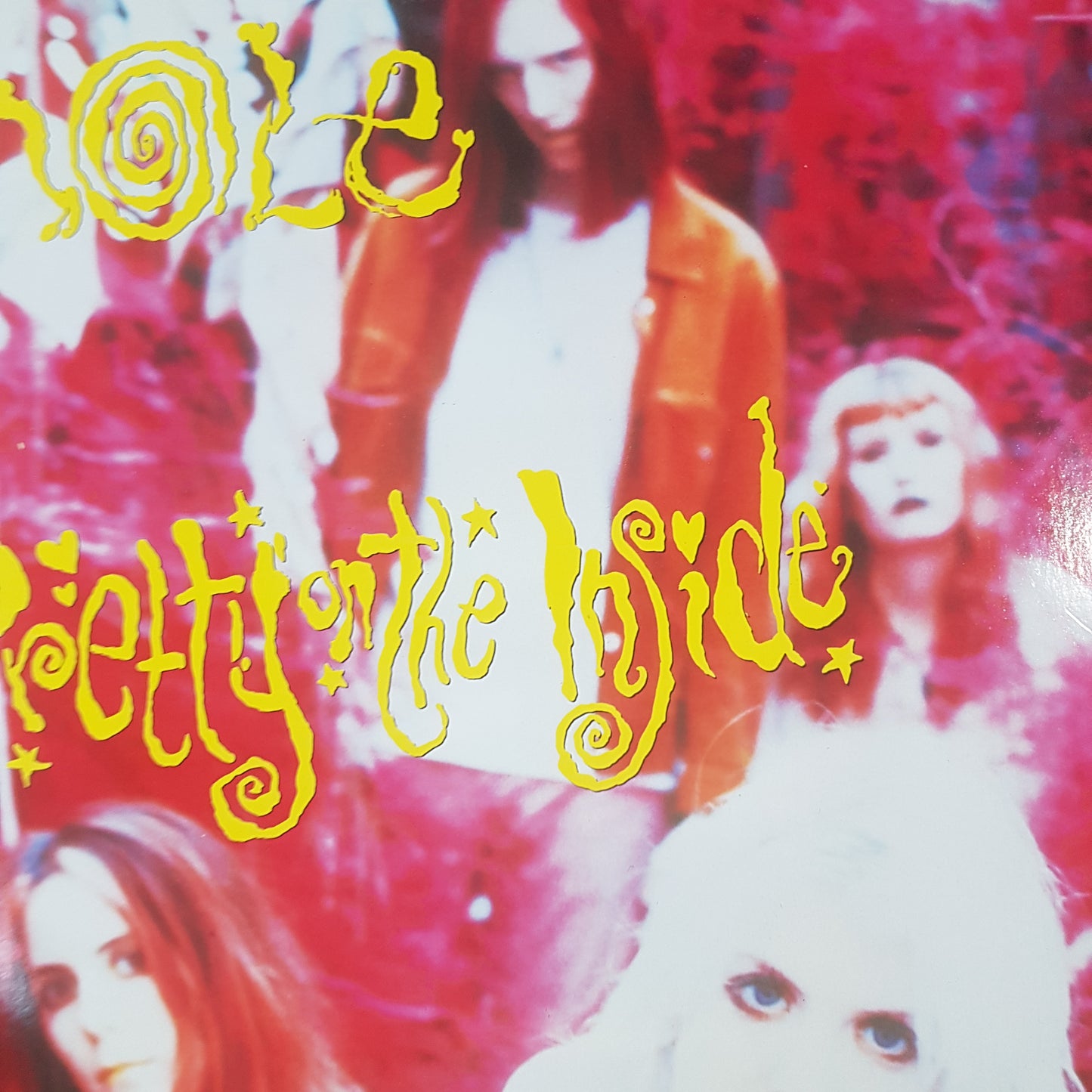 HOLE - PRETTY ON THE INSIDE (BLUE COLOURED) (USED VINYL 1991 GERMAN EX/EX+)