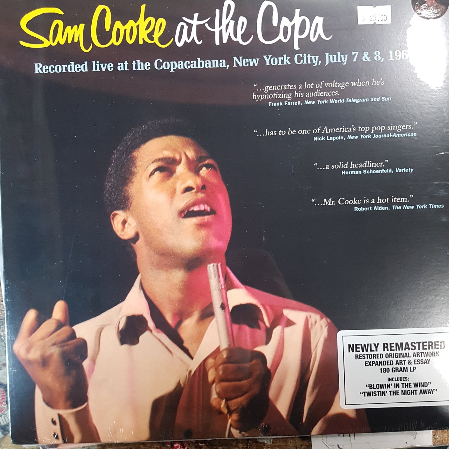SAM COOKE - AT THE COPA VINYL