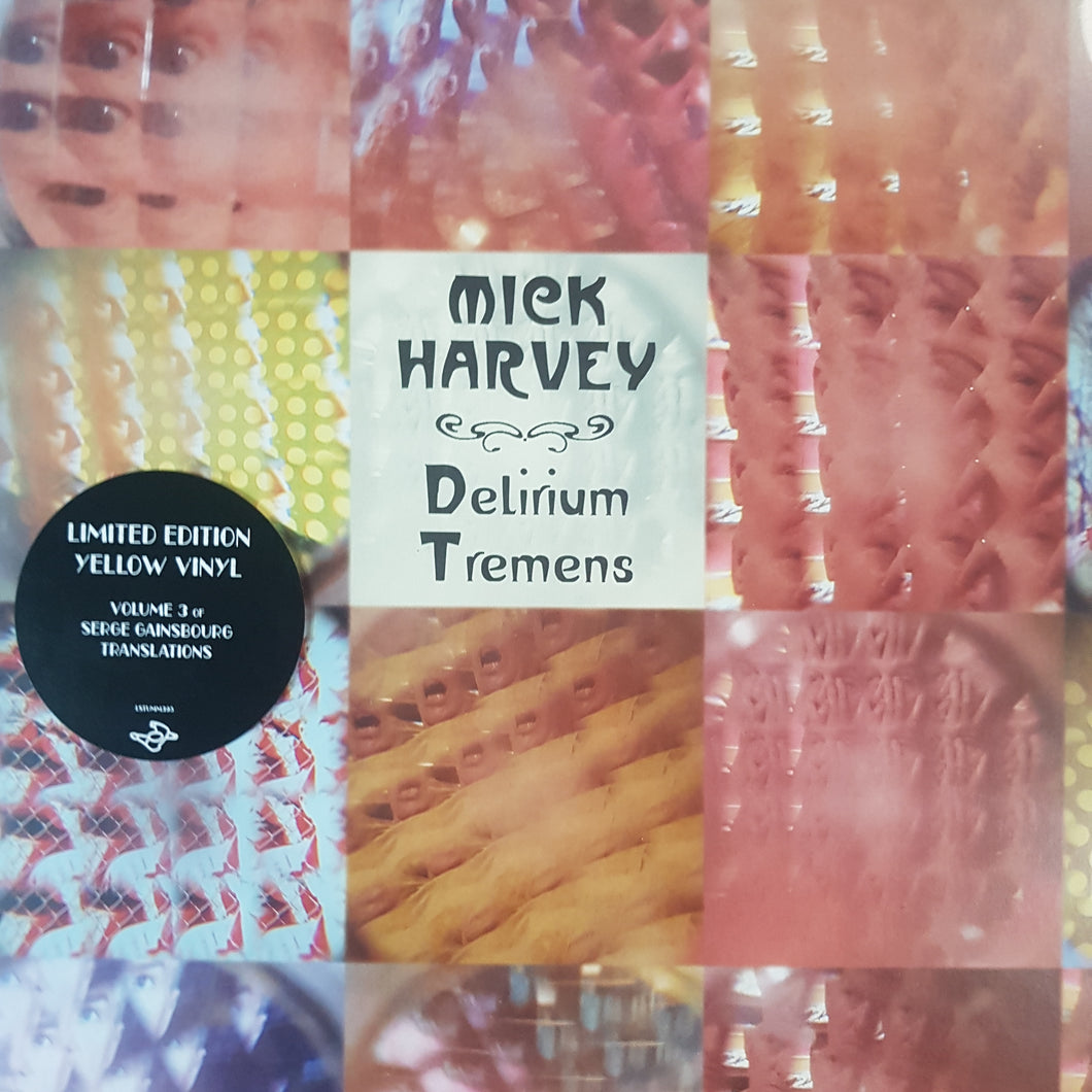 MICK HARVEY - DELIRIUM TREMENS (YELLOW COLOURED) VINYL
