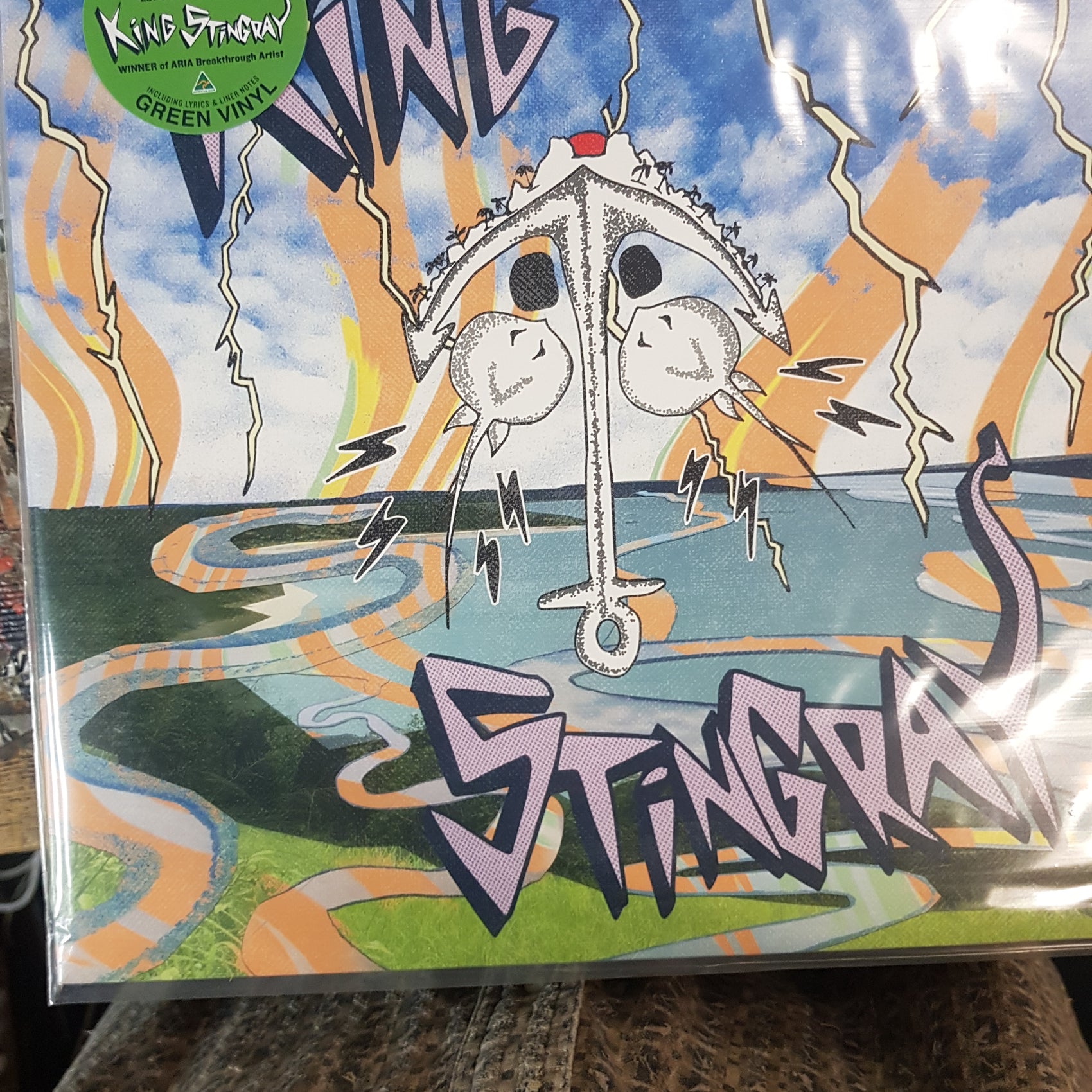 KING STINGRAY - SELF TITLED (GREEN COLOURED) VINYL