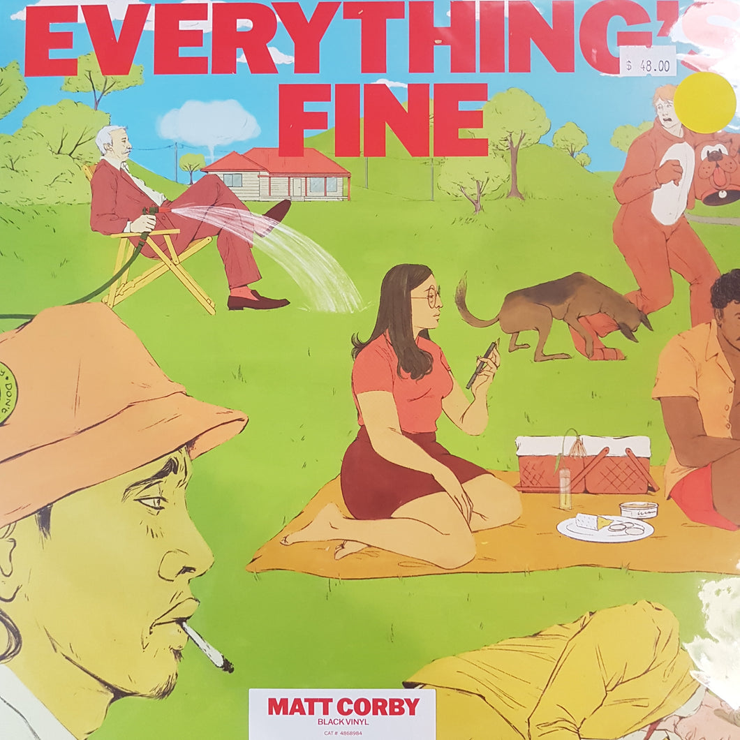 MATT CORBY - EVERYTHINGS FINE (WHITE COLOURED) VINYL
