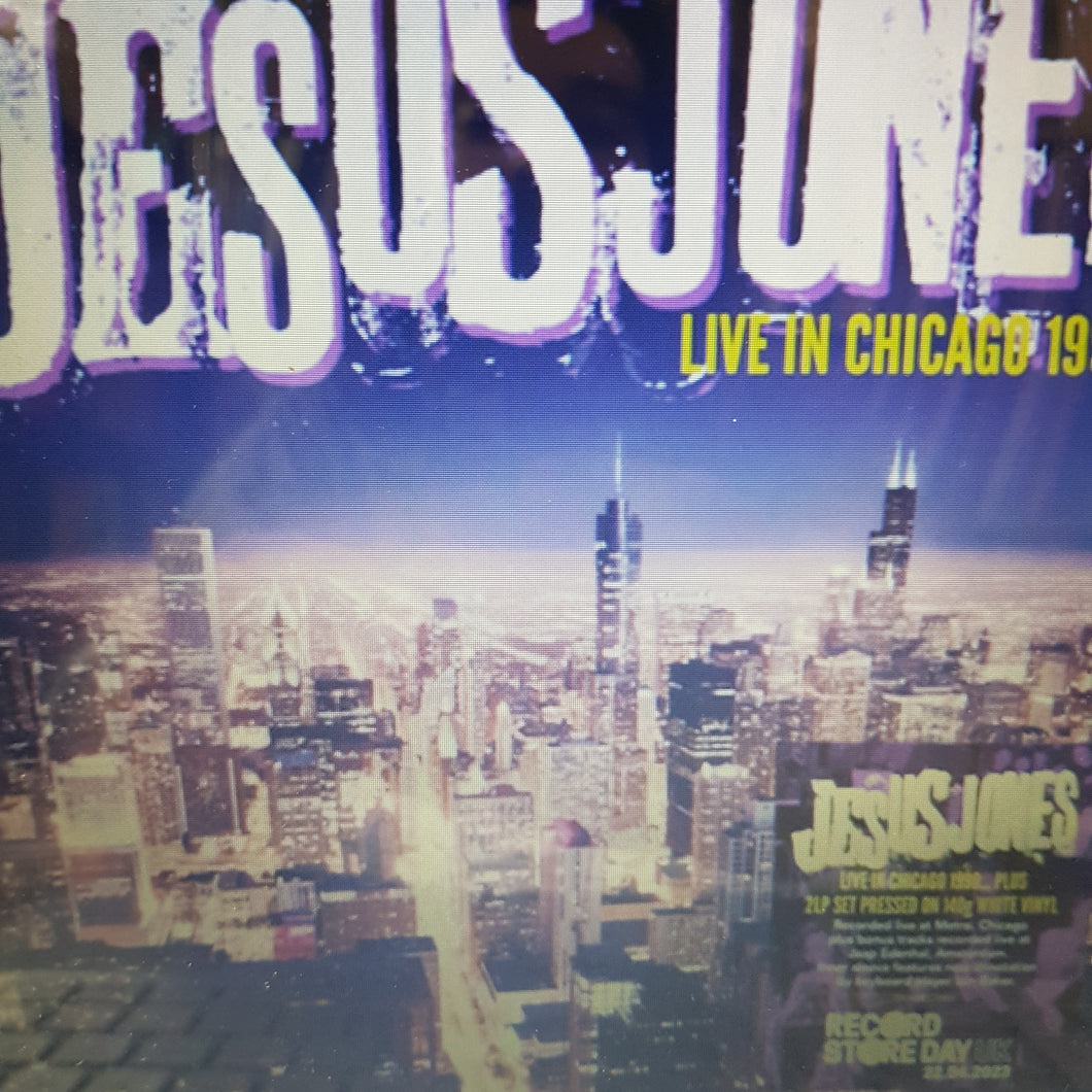 JESUS JONES - LIVE IN CHICARGO 1990 (WHITE COLOURED) (2LP) RSD 2023 VINYL
