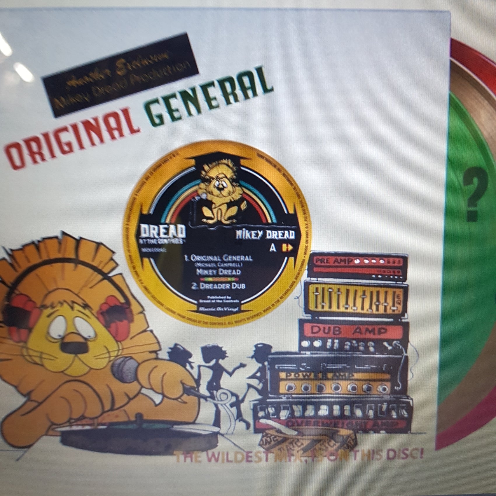 MIKEY DREAD AND EDI FITZROY - ORIGINAL GENERAL (10") (COLOURED) RSD 2023 VINYL