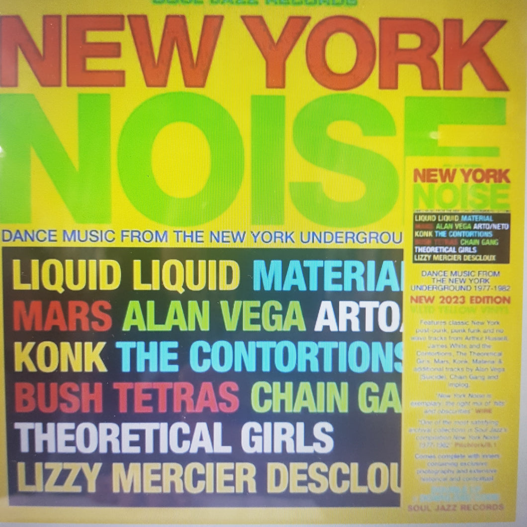VARIOUS ARTISTS - SOUL JAZZ RECORDS PRESENTS: NEW YORK NOISE- DANCE MUSIC FROM THE NEW YORK UNDERGROUND 1978 (COLOURED) (2LP) RSD 2023 VINYL