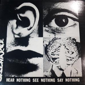 DISCHARGE - HEAR NOTHING SEE NOTHING SAY NOTHING (40TH ANNIVERSARY) (WHITE COLOURED) (2LP) VINYL