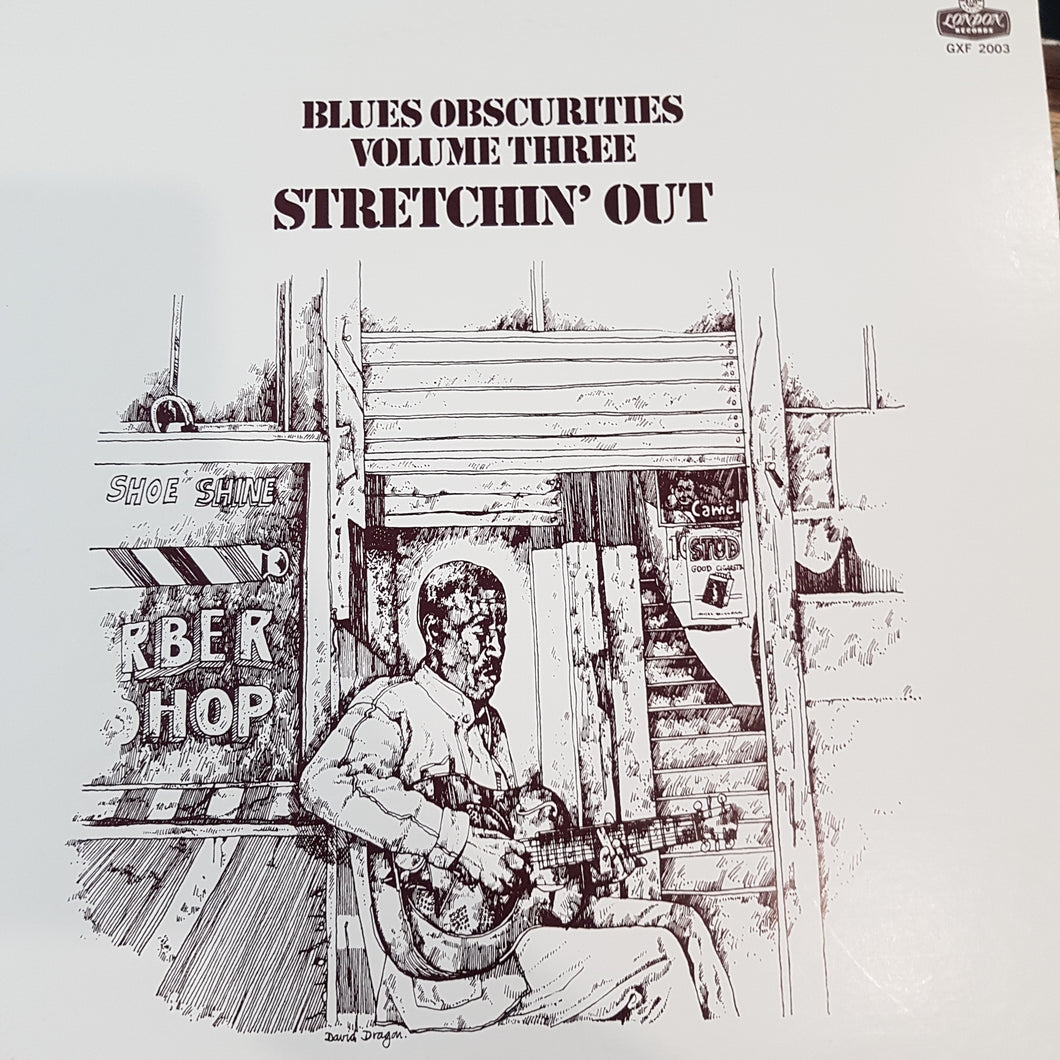 VARIOUS ARTISTS - BLUES OBSCURITIES VOLUME THREE: STRETCHING OUT (USED VINYL 1975 JAPANESE M-/EX+)