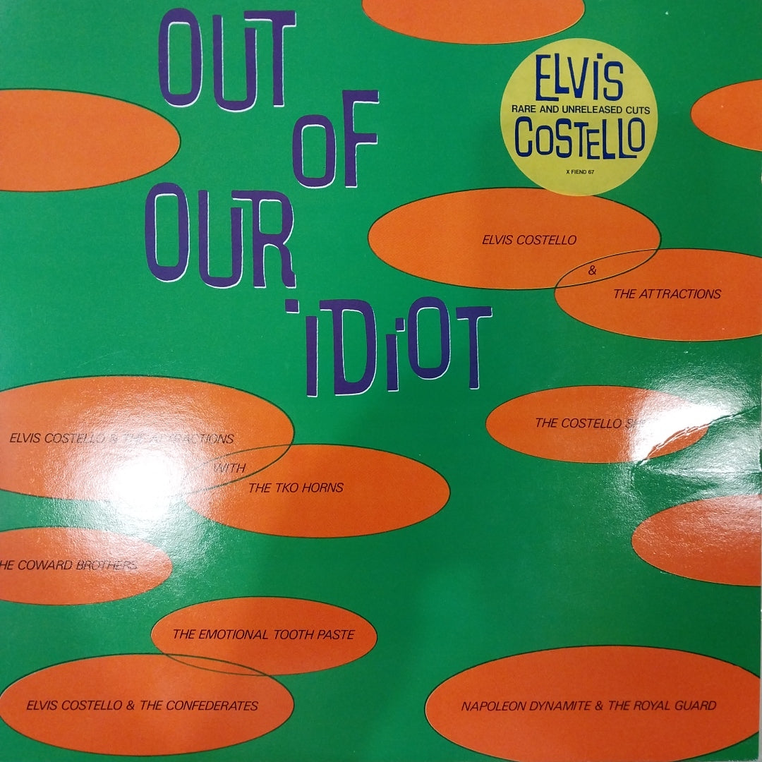 ELVIS COSTELLO - OUT OF OUR IDIOT (USED VINYL 1987 U.K. M- EX+)