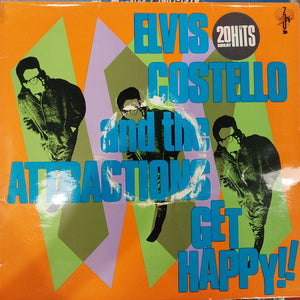 ELVIS COSTELLO - GET HAPPY!! (USED VINYL 1980 AUS M-/EX+)
