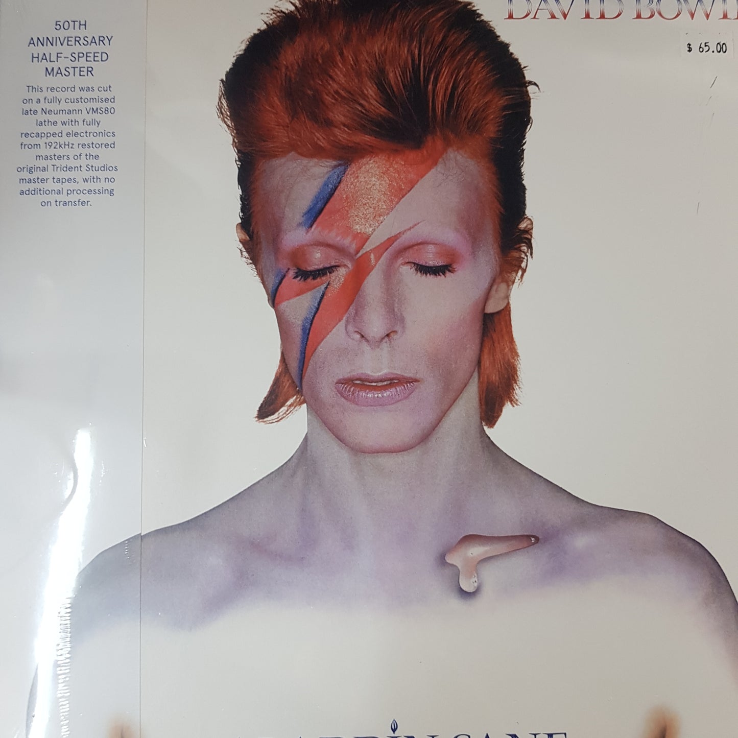 DAVID BOWIE - ALADDIN SANE (50TH ANNIVERSARY) (HALF SPEED MASTERED) VINYL