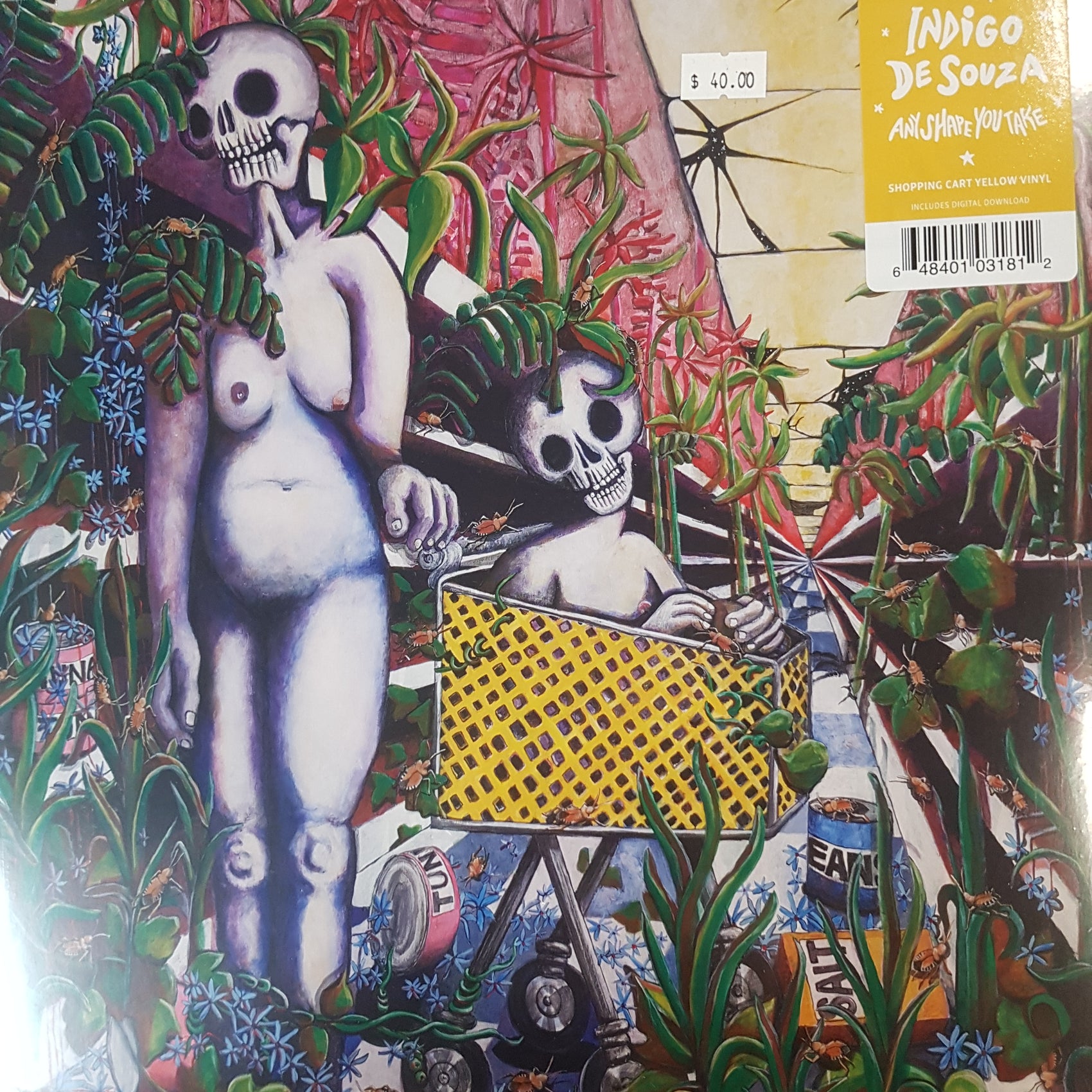 INDIGO DE SOUZA - ANY SHAPE YOU TAKE (YELLOW COLOURED) VINYL