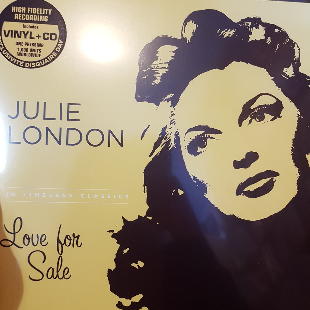 JULIE LONDON - LOVE FOR SALE (CD AND LP)  RSD 2023 VINYL