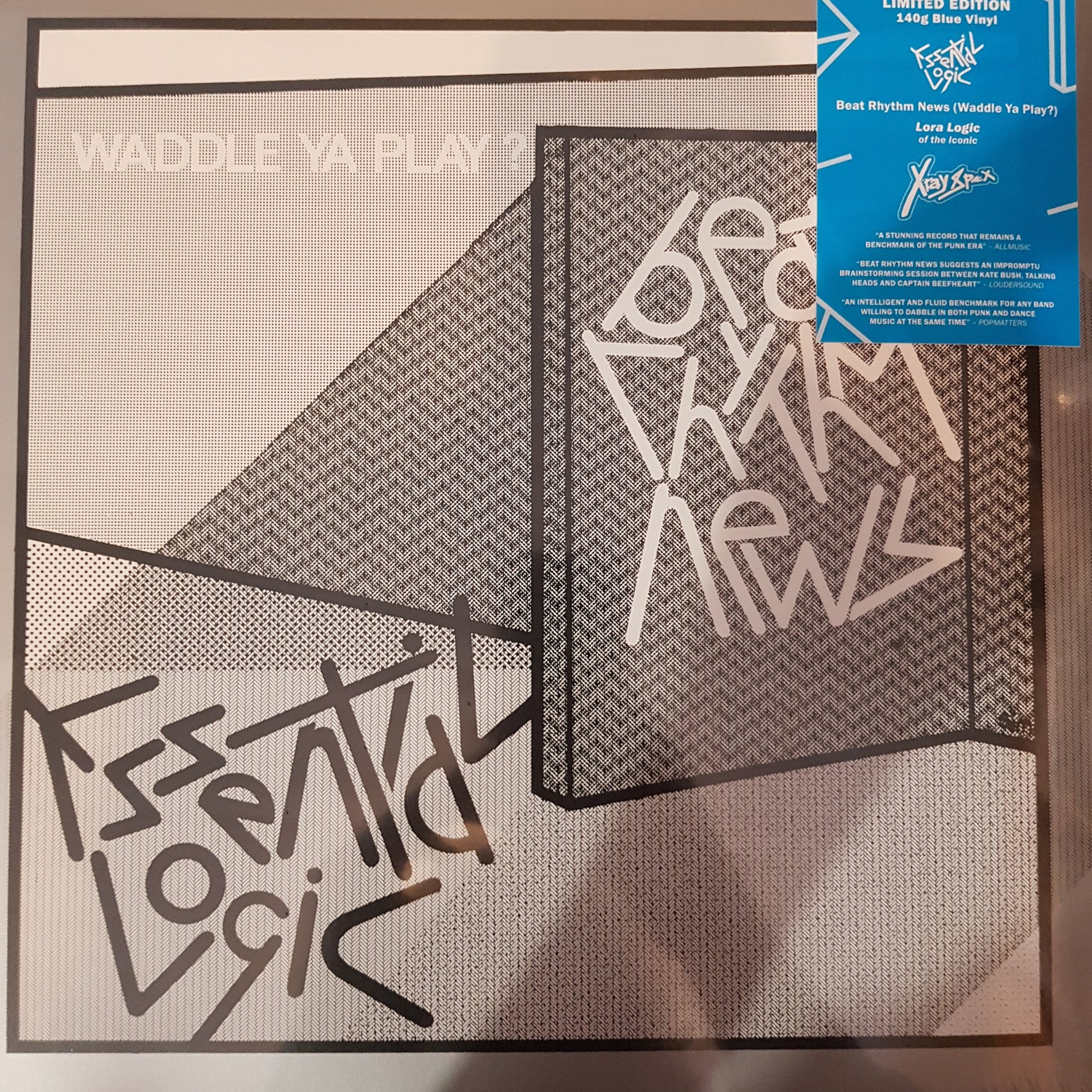 ESSENTIAL LOGIC - WADDLE YA PLAY (BLUE COLOURED) RSD 2023 VINYL