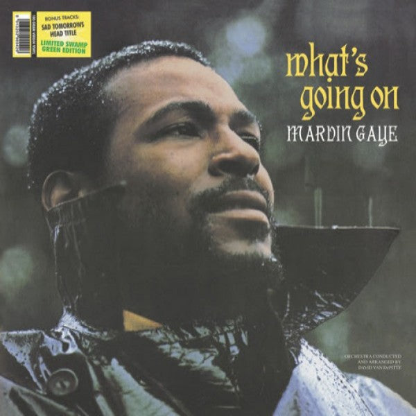MARVIN GAYE - WHAT'S GOING ON (SWAMP GREEN COLOURED) VINYL