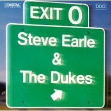 STEVE EARLE & THE DUKES - EXIT O (USED VINYL 1987 US M-/EX)