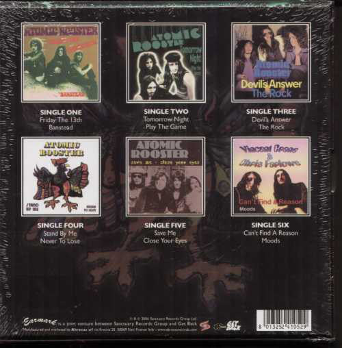 ATOMIC ROOSTER - DEVIL'S ANSWER - THE SINGLES COLLECTION (5x7") VINYL
