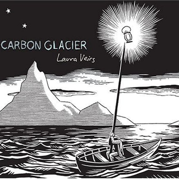 LAURA VEIRS - CARBON GLACIER (CLEAR AND BLACK SWIRL) VINYL