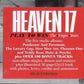HEAVEN 17 - PLAY TO WIN THE VIRGIN YEARS (10 x CD) BOX SET