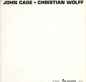 JOHN CAGE AND CHRISTIAN WOLFF - CARTRIDGE MUSIC/DUO FOR VIOLINIST AND PIANIST VINYL