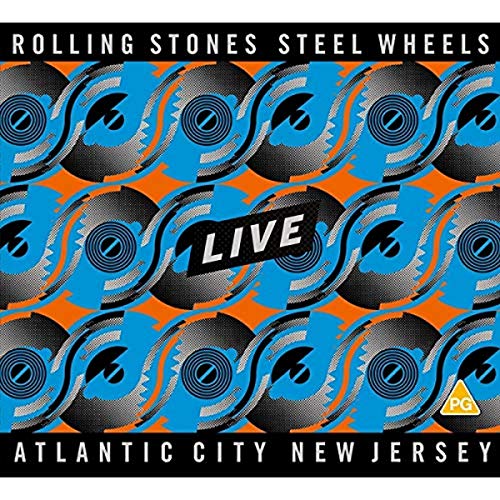 ROLLING STONES - STEEL WHEELS LIVE (BLUE AND RED COLOURED) (4LP) VINYL SET