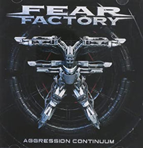 FEAR FACTORY - AGGRESSION CONTINUUM (2LP) (BLACK, BLUE AND WHITE SWIRL COLOURED) VINYL
