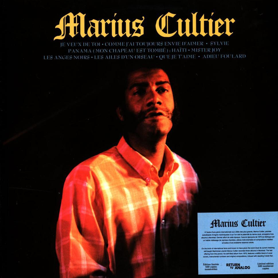 MARIUS CULTIER - MARIUS CULTIER VINYL