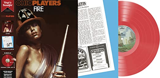 OHIO PLAYERS - FIRE (RED COLOURED) VINYL