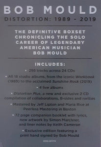 BOB MOULD - DISTORTION: 1989 - 2019 (24 x CD) BOX SET