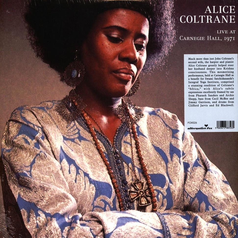 ALICE COLTRANE - LIVE AT CARNEGIE HALL 1971 VINYL
