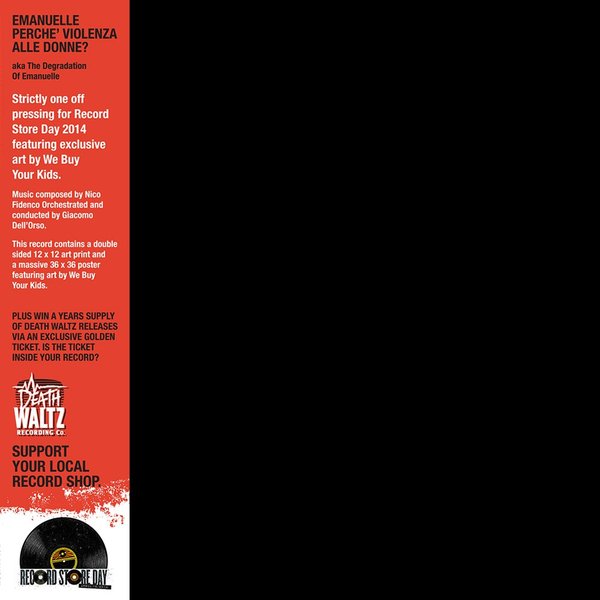 NICO FIDENCO - EMANNUELLE PERCHE' VIOLENZA ALLE DONNE? (THE DEGRADATION OF EMANUELLE) VINYL