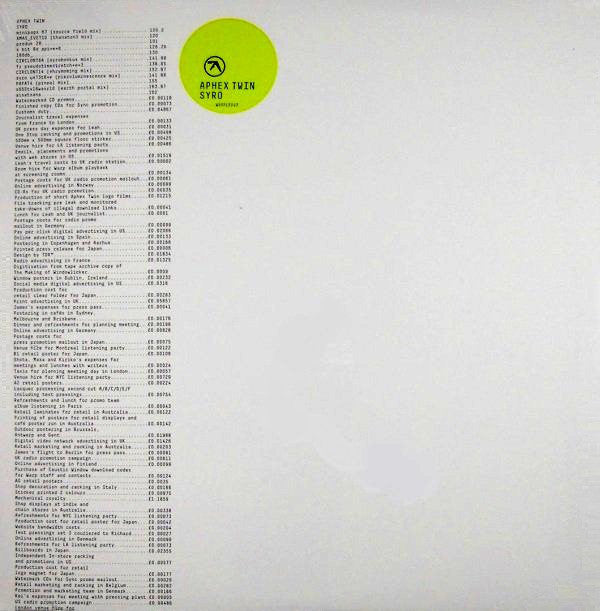 APHEX TWIN - SYRO (3X12") VINYL