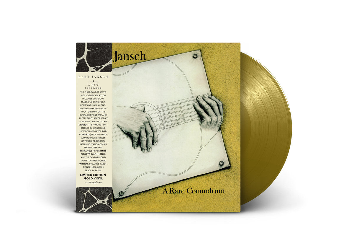 BERT JANSCH - A RARE CONUNDRUM (GOLD COLOURED) VINYL