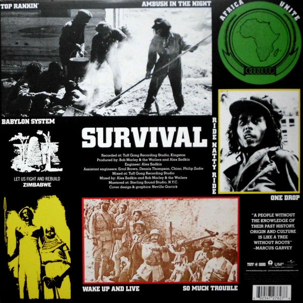 BOB MARLEY & THE WAILERS - SURVIVAL VINYL