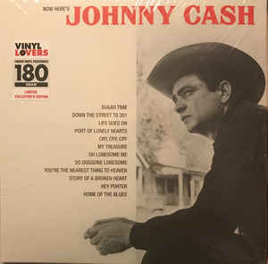 JOHNNY CASH - NOW HERE'S JOHNNY CASH VINYL