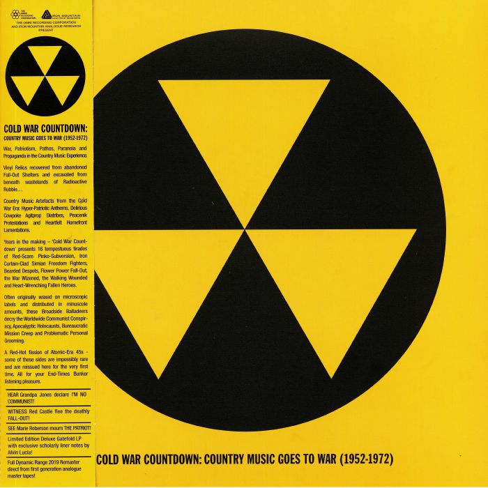 VARIOUS - COLD WAR COUNTDOWN: COUNTRY MUSIC GOES TO WAR 1952-1972 VINYL
