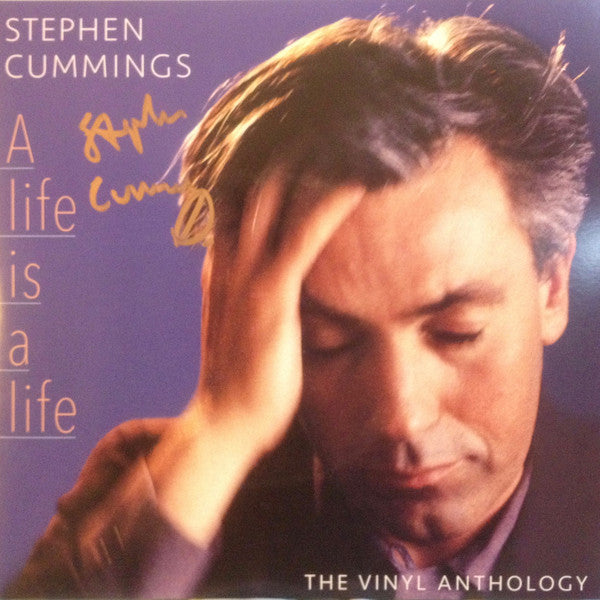STEPHEN CUMMINGS - A LIFE IS A LIFE: THE VINYL ANTHOLOGY (SIGNED! BLUE COLOURED) VINYL