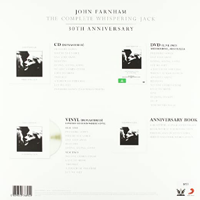 JOHN FARNHAM - THE COMPLETE WHISPERING JACK (30TH ANNIVERSARY) NUMBERED LTD EDN BOX SET VINYL + CD, DVD