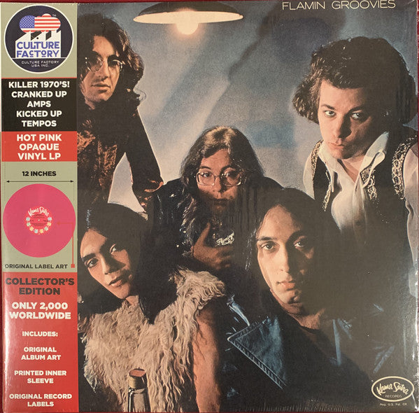 FLAMIN' GROOVIES - FLAMINGO (PINK COLOURED) VINYL