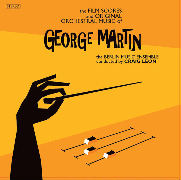 GEORGE MARTIN - THE FILM SCORES & ORIGINAL MUSIC PERFORMED BY BERLIN MUSIC ENSEMBLE (2LP) VINYL