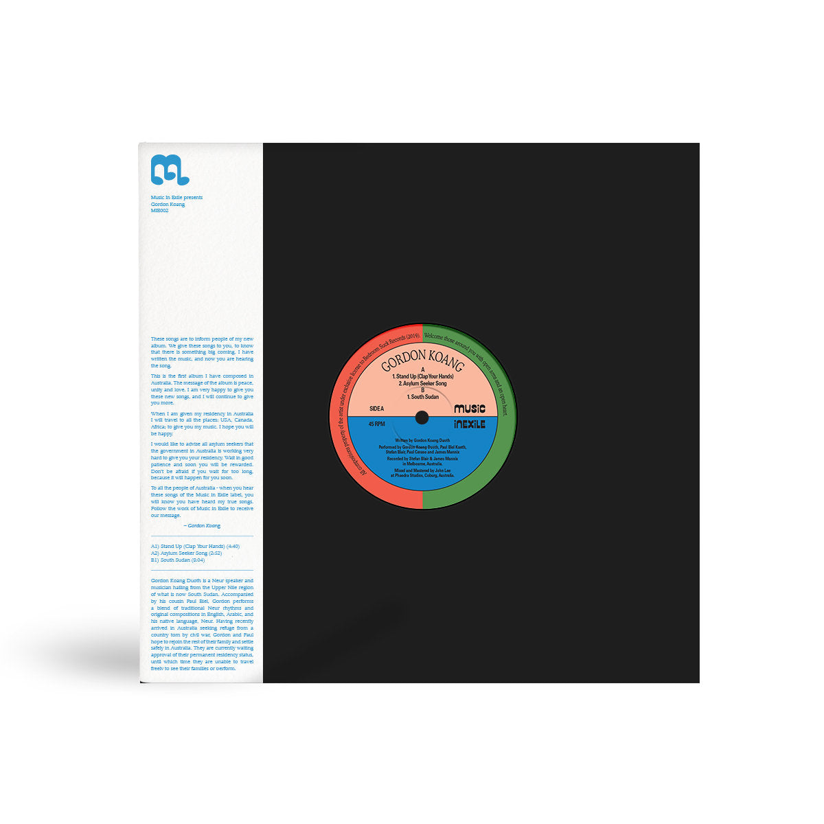 GORDON KOANG - STAND UP (12") VINYL