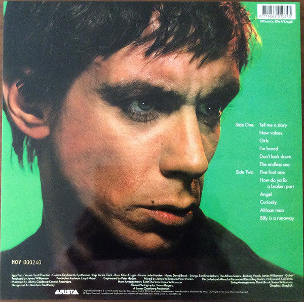 IGGY POP - NEW VALUES VINYL